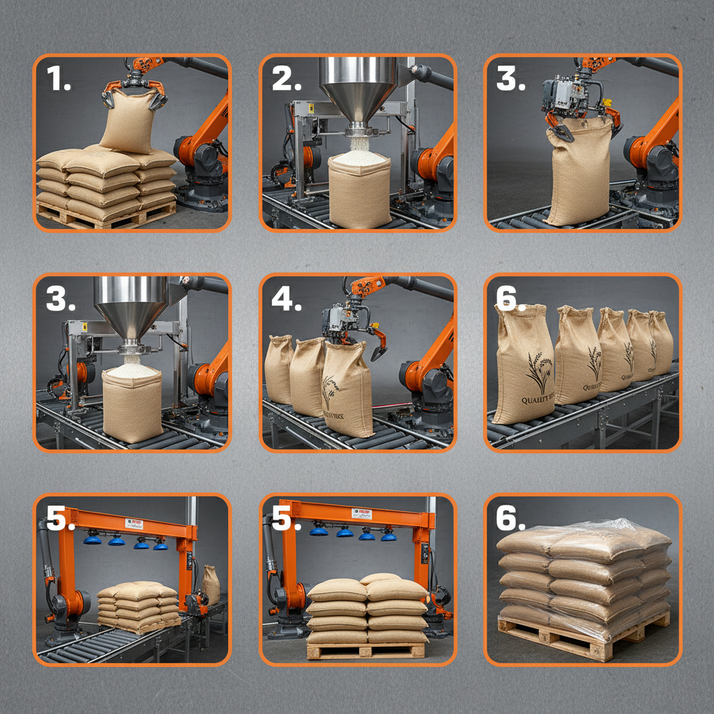 Sustainable Packaging Solutions with Durable Jute Bags with Rice Sustainable Packaging Solutions with Durable Jute Bags with Rice