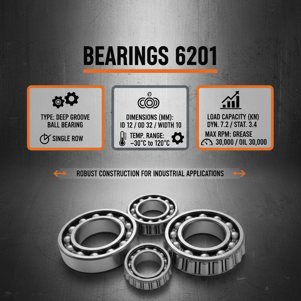 Comprehensive Guide to Bearings 6201 Specifications and Industrial Applications