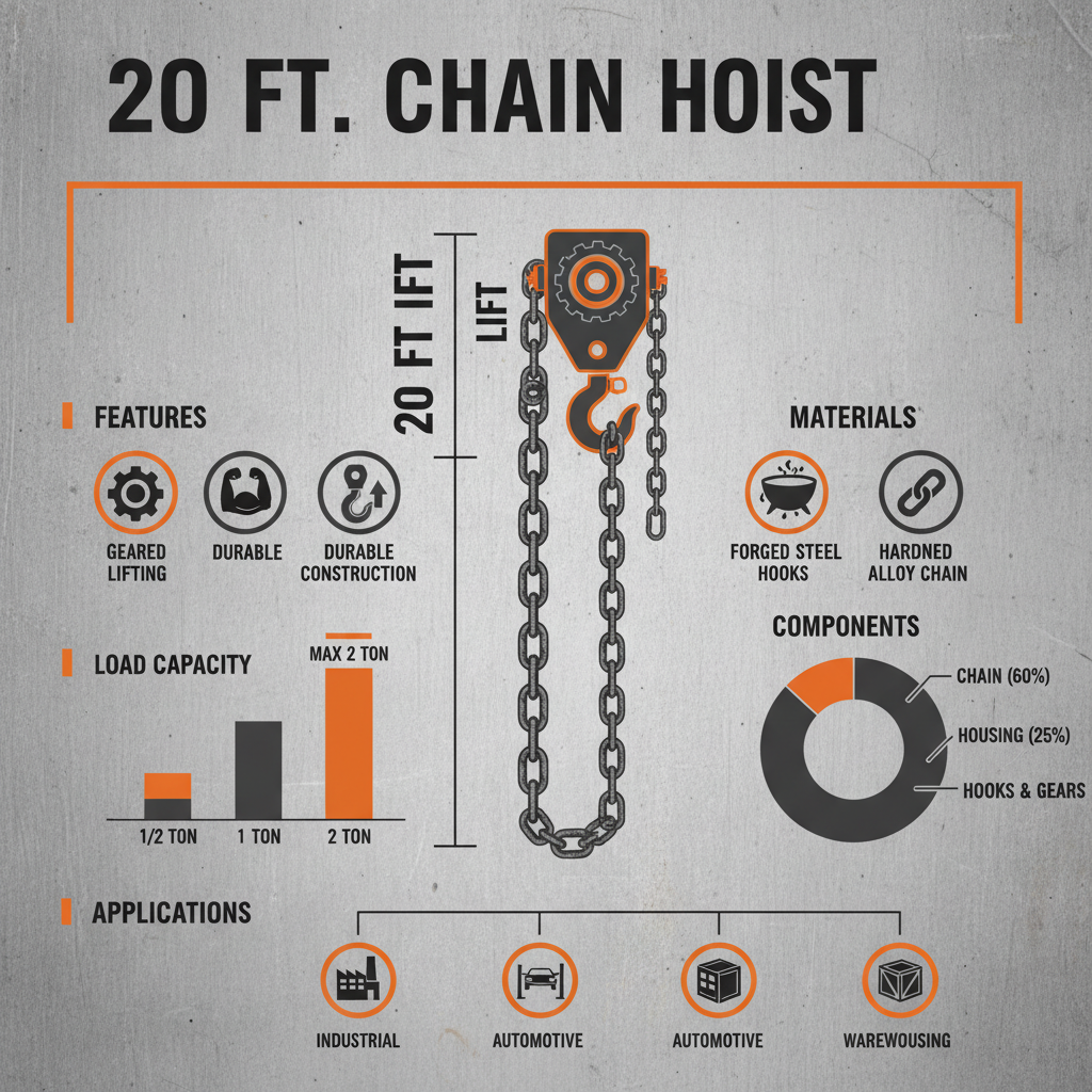 Maximize Lifting Efficiency with a Robust 20 Foot Chain Hoist Solution
