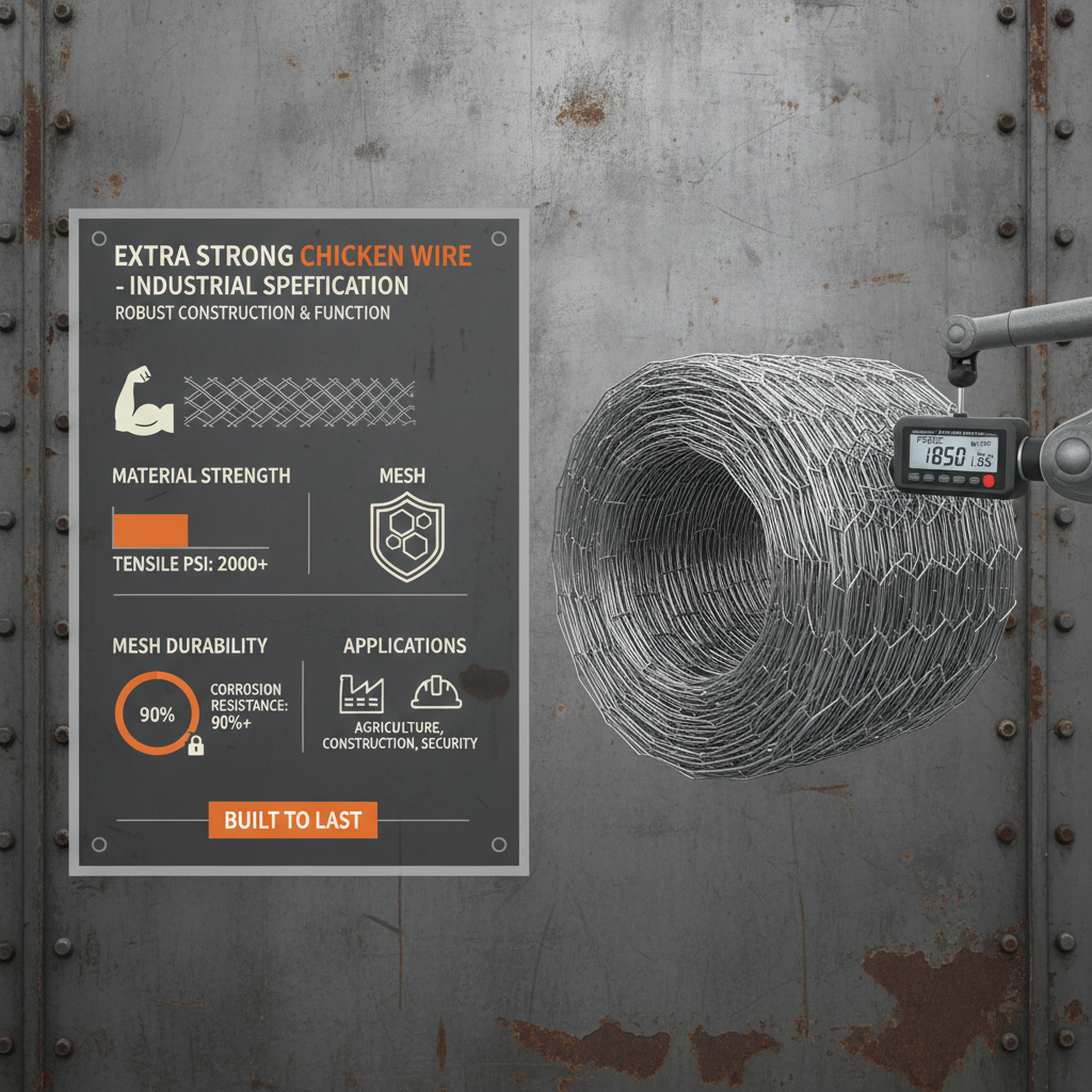 Comprehensive Guide to Extra Strong Chicken Wire for Robust Applications