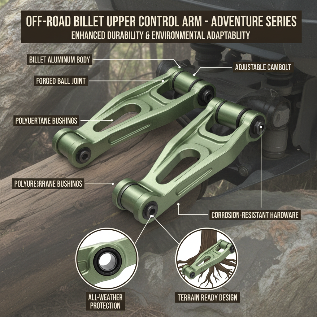 Enhance Vehicle Performance with Durable Billet Upper Control Arms