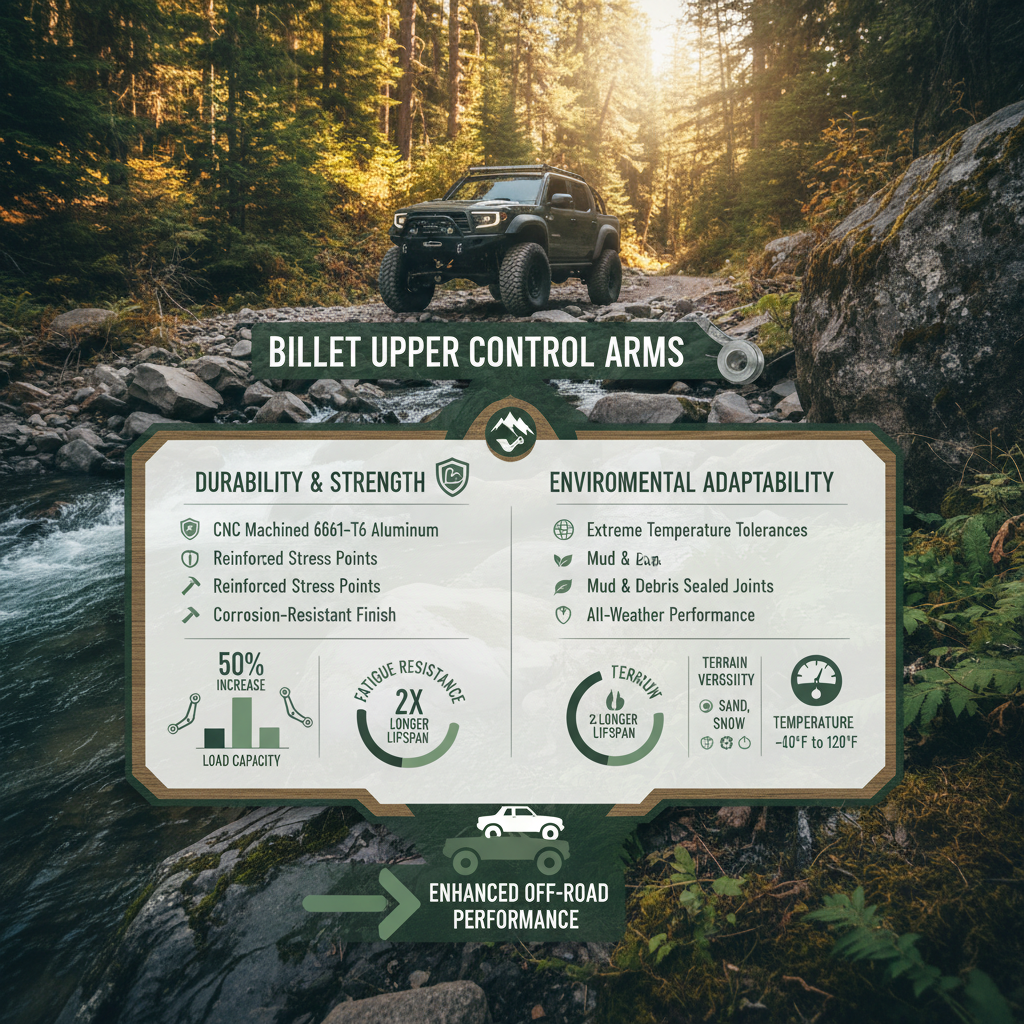 Enhance Vehicle Performance with Durable Billet Upper Control Arms