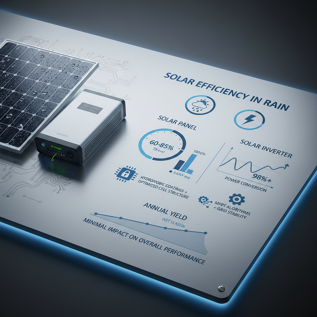 Exploring Solar Panel Efficiency in Rain and Optimizing Performance