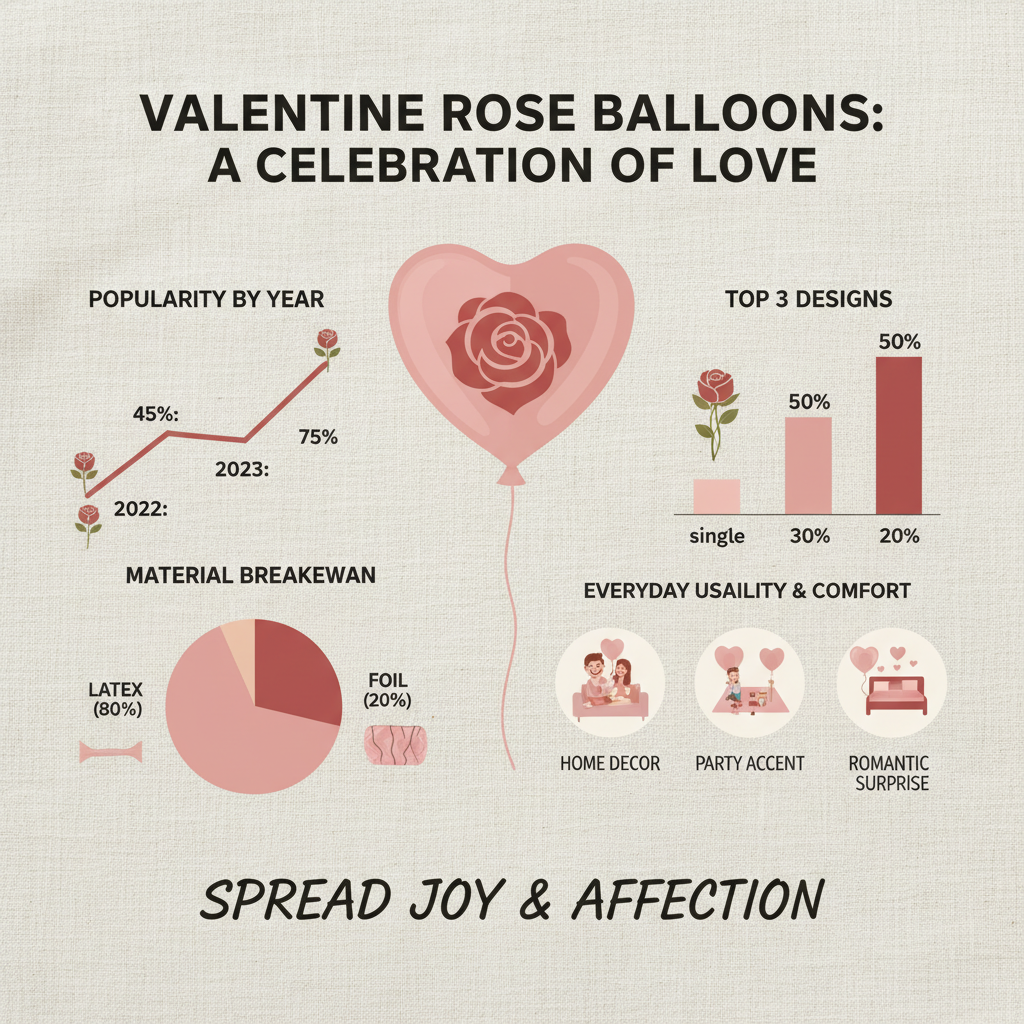 Express Your Love with a Stunning Valentine Rose Balloon Gift
