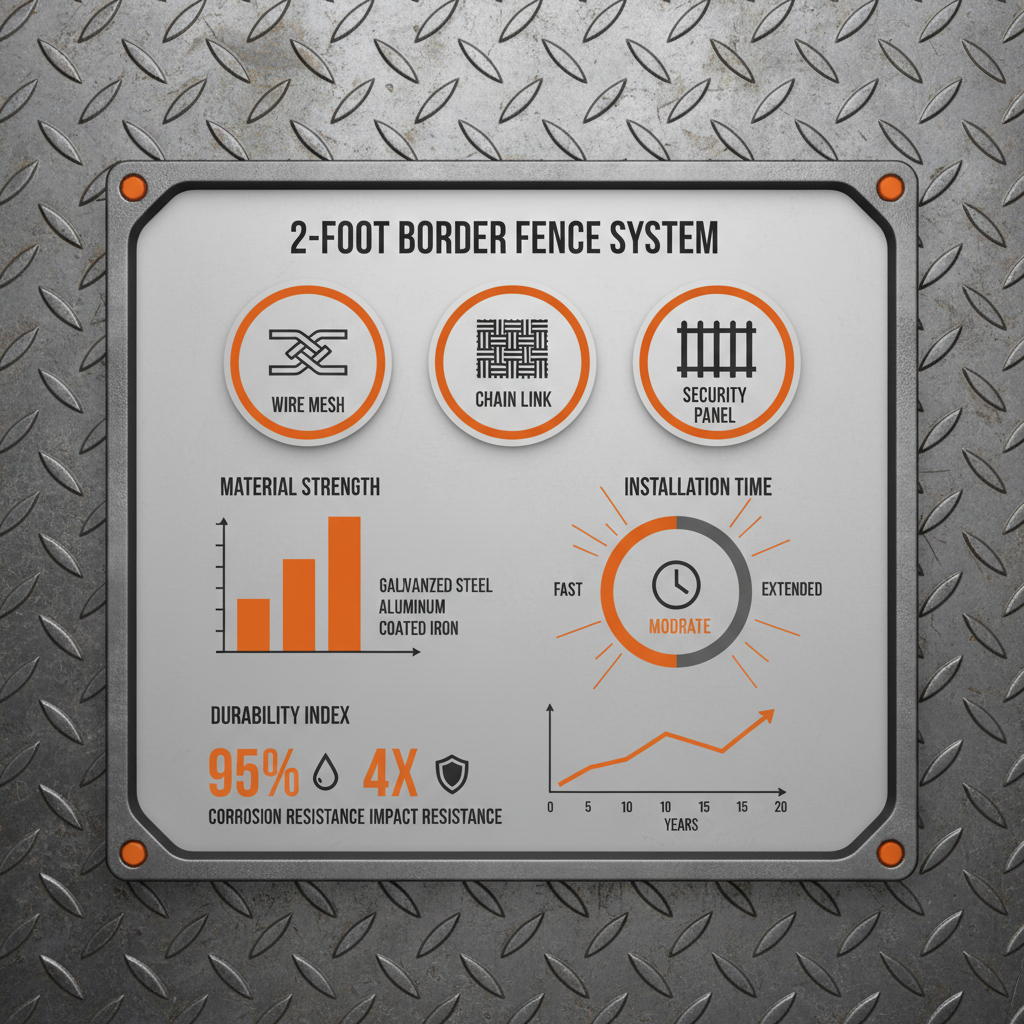 Choosing the Right 2 Foot Border Fence for Property Security and Aesthetics