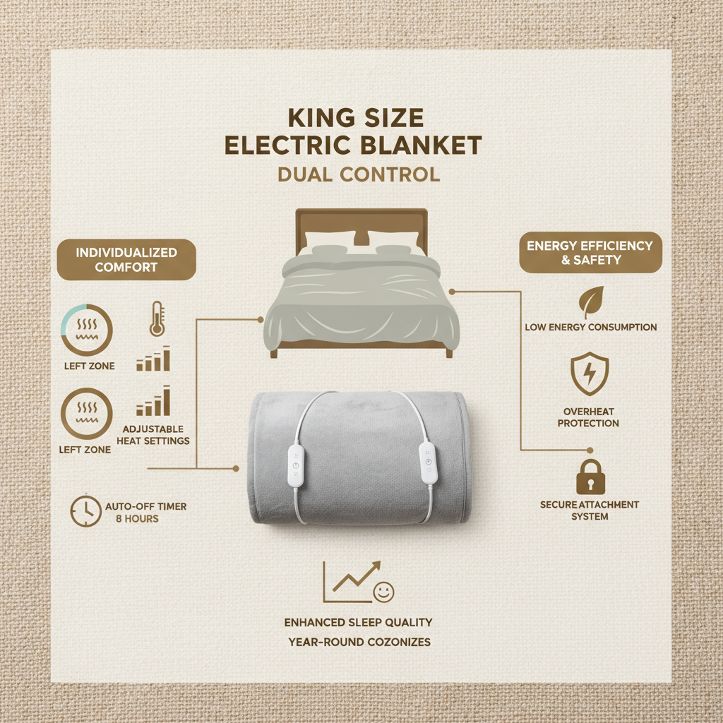 Experience Ultimate Comfort with a King Size Electric Blanket Dual Control