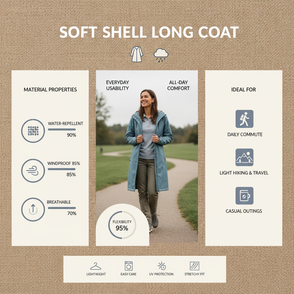 Discover the Benefits of a Stylish Soft Shell Long Coat for All Weather