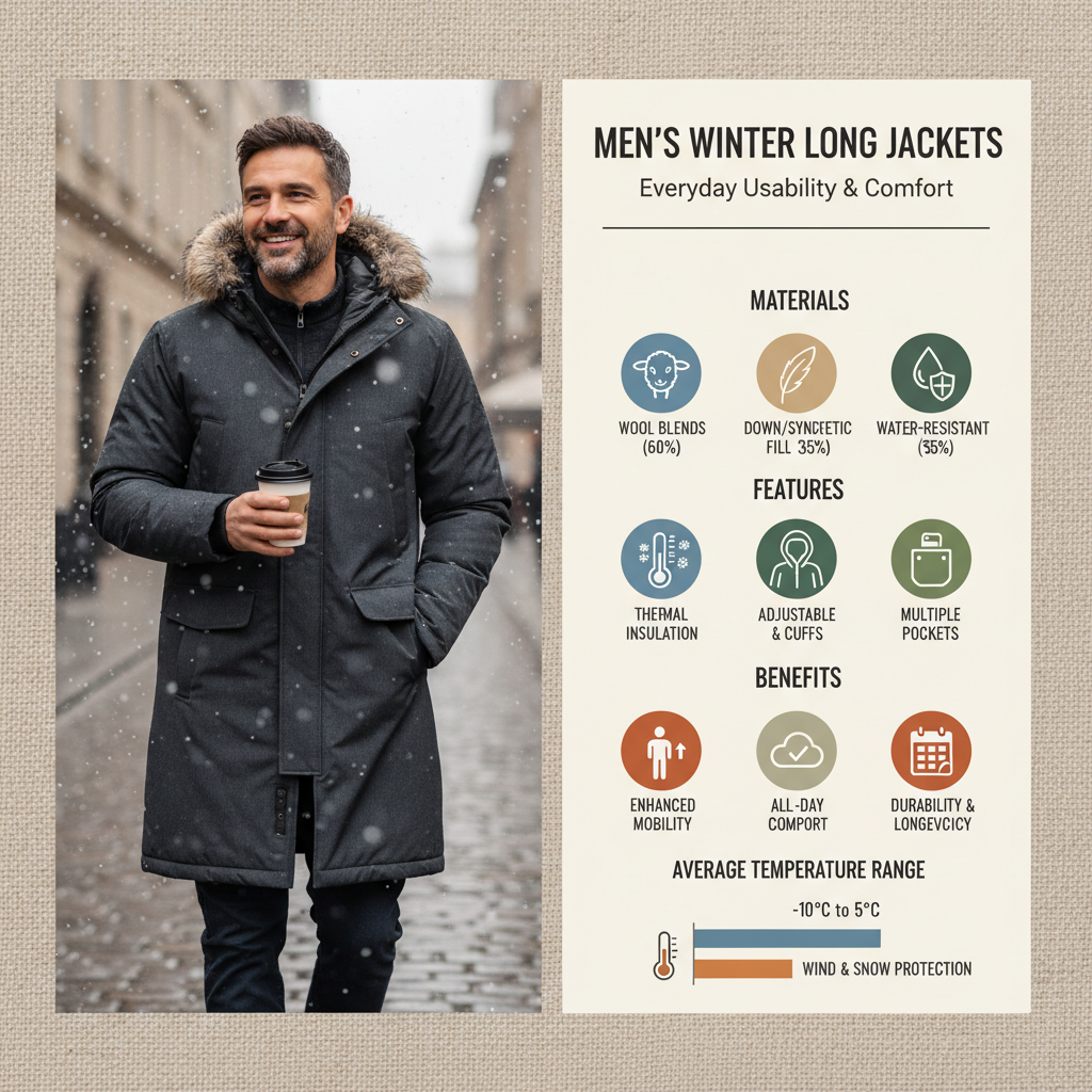 The Ultimate Guide to Choosing a Long Jacket for Men Winter Style and Warmth