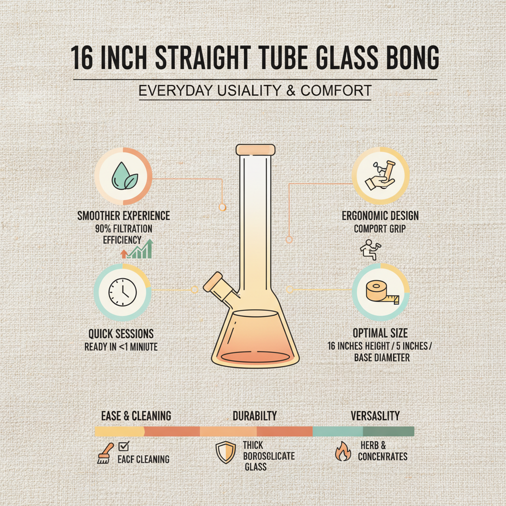 The Ultimate Guide to Choosing the Perfect 16 Inch Straight Tube Bong