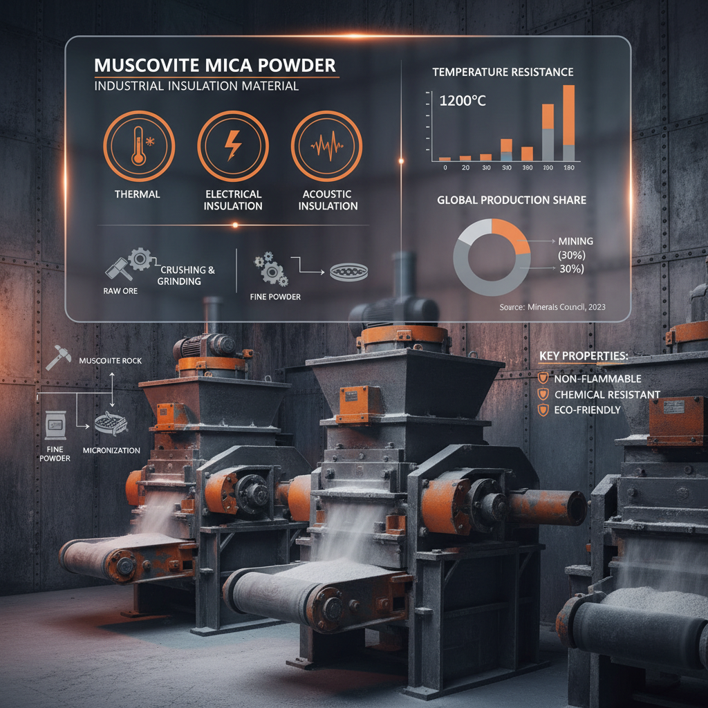 Superior Insulation Muscovite Mica Powder for Diverse Industrial Applications