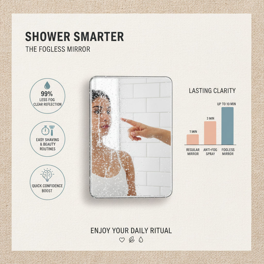 Enhance Your Shower Experience with a Premium Fogless Mirror for the Shower