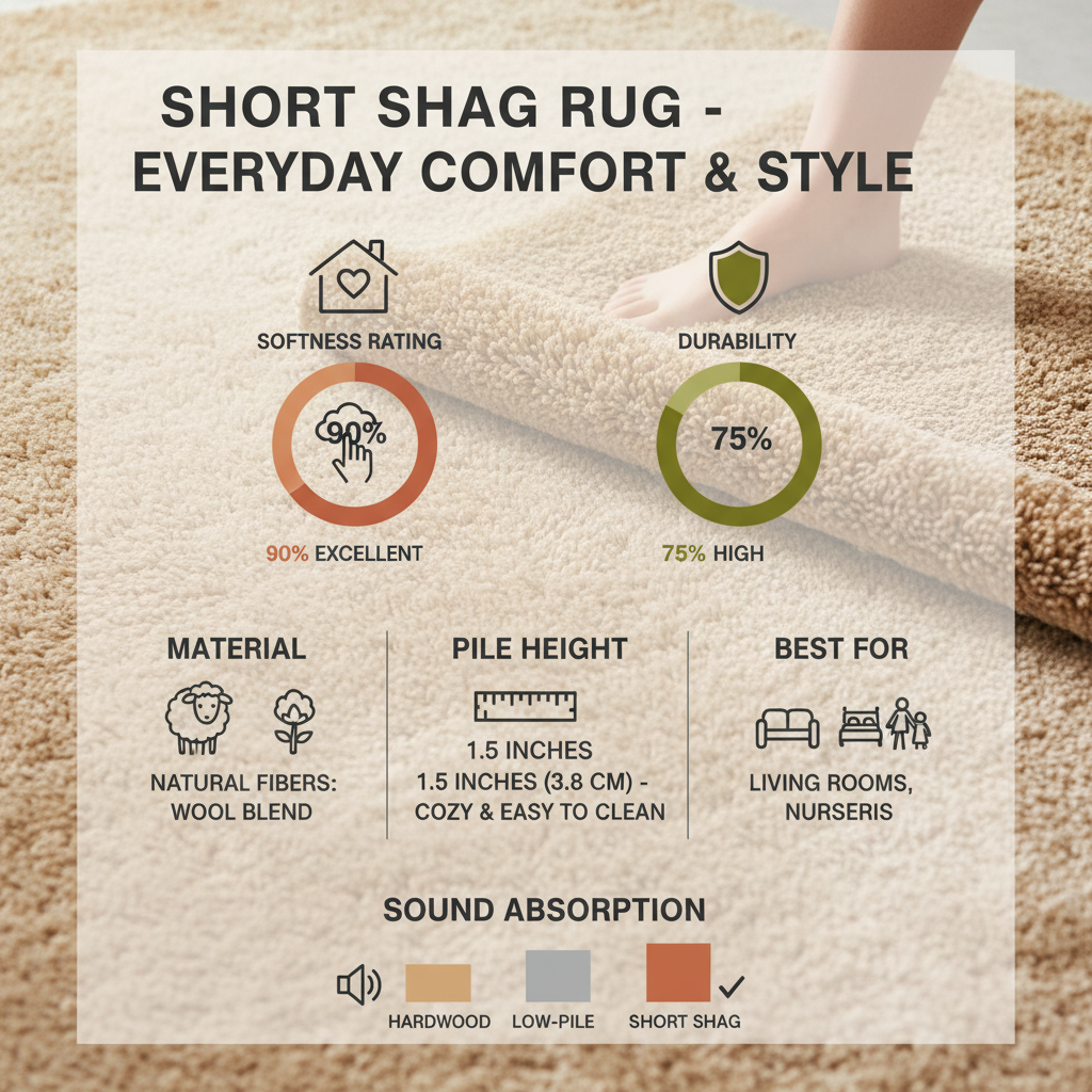 Enhance Your Home with the Cozy Comfort of a Short Shag Rug