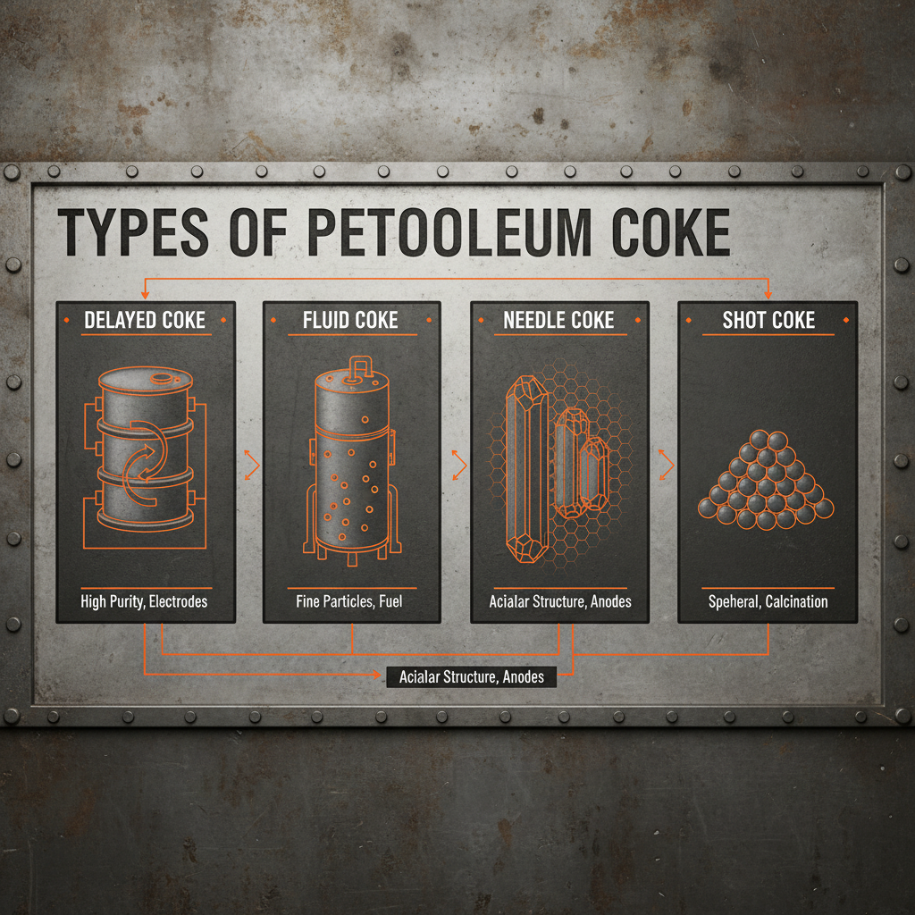 Exploring the Diverse Types of Petroleum Coke and Their Industrial Applications