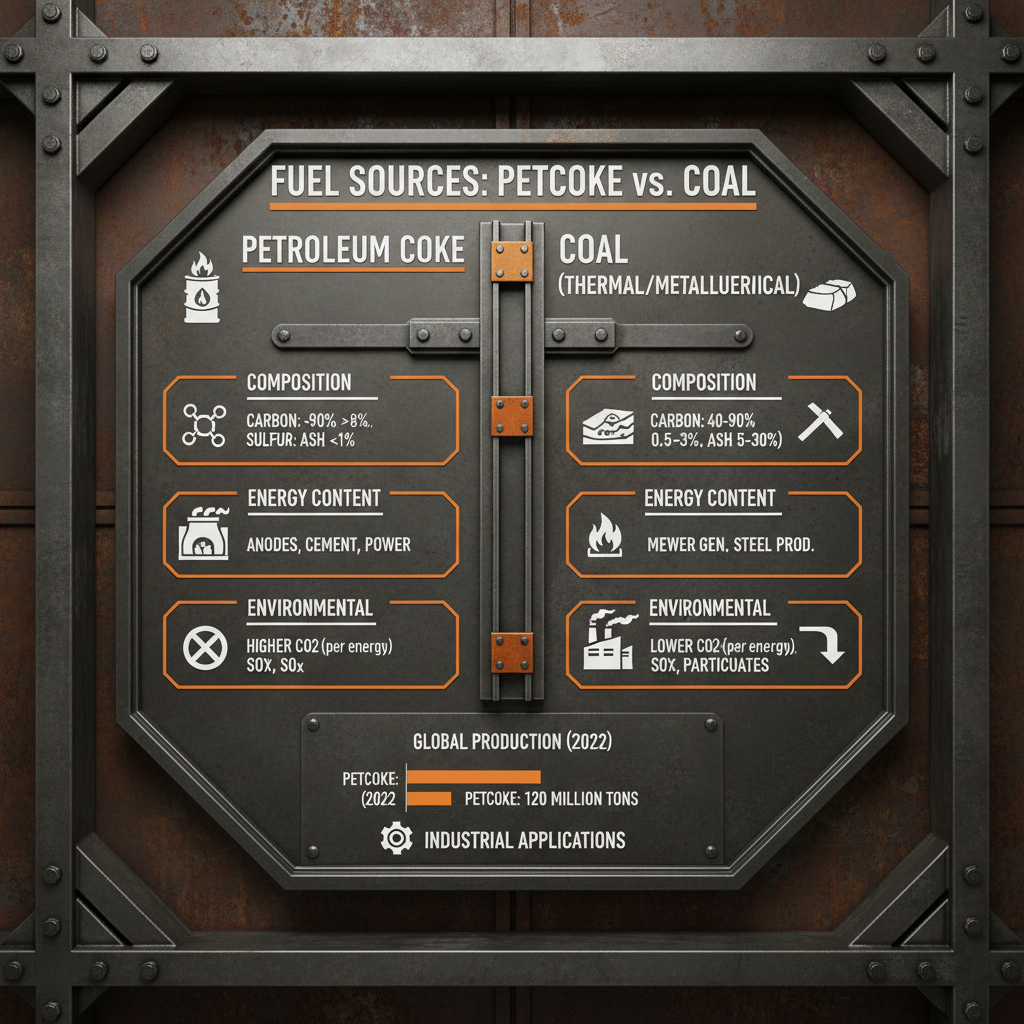 Understanding the Difference Between Petcoke and Coal Fuels and Their Applications