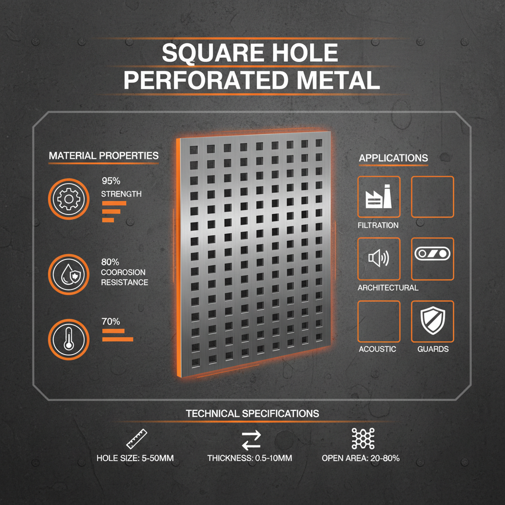 Exploring Square Hole Perforated Metal Applications and Manufacturing Processes