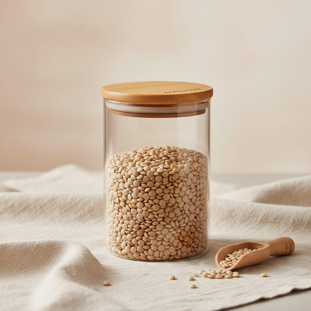 Elevate Kitchen Storage with Stylish Glass Wood Canisters for Freshness