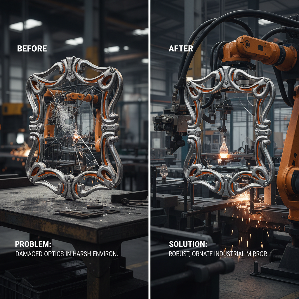 Enhancing Spaces with the Timeless Elegance of a Mirror with Ornate Silver Frame