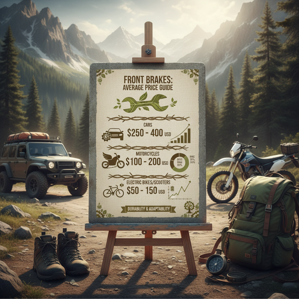 average price for front brakes