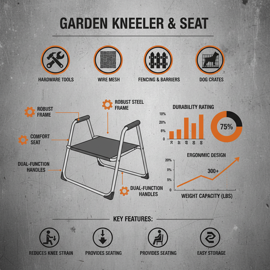 garden kneeler with seat