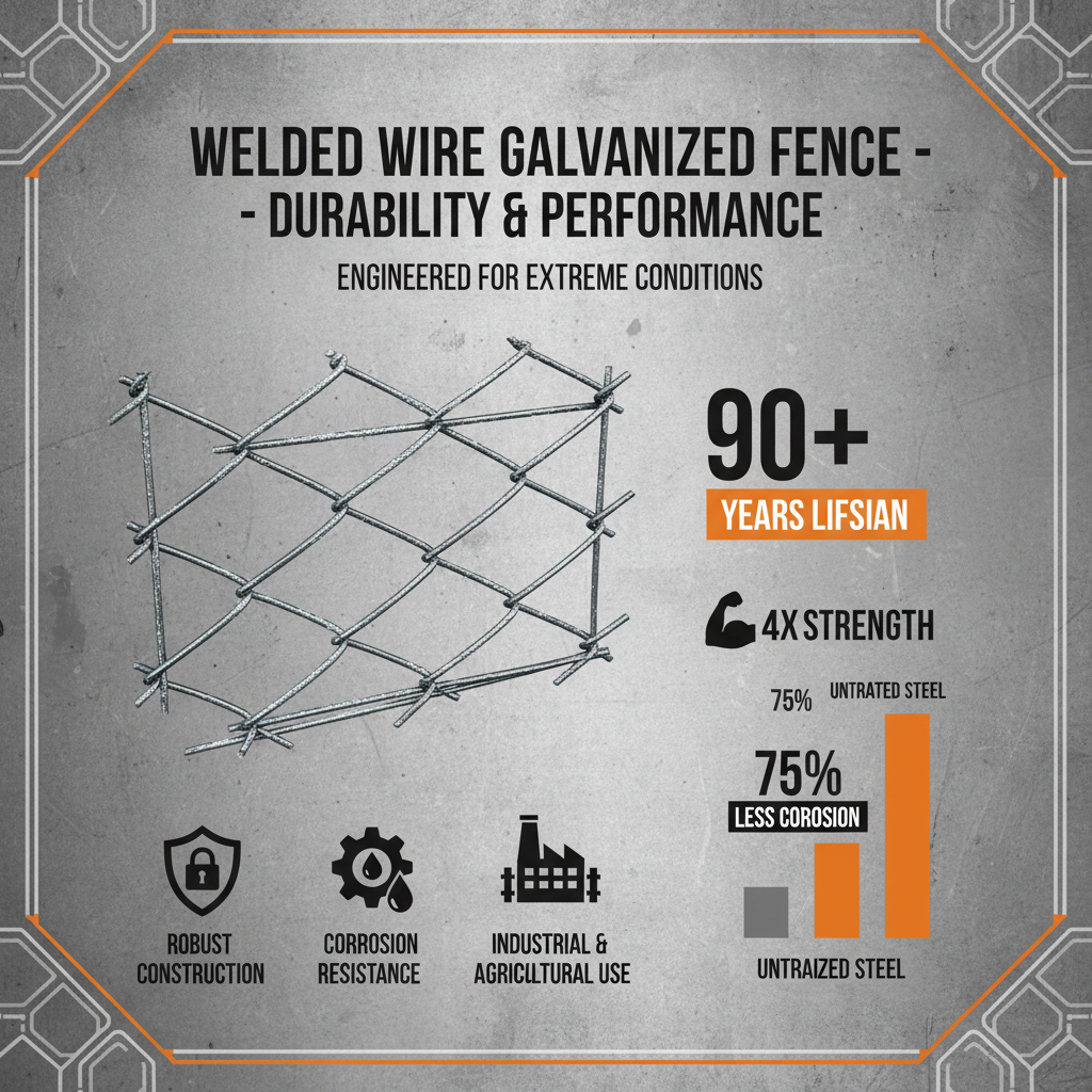 welded wire galvanized fence