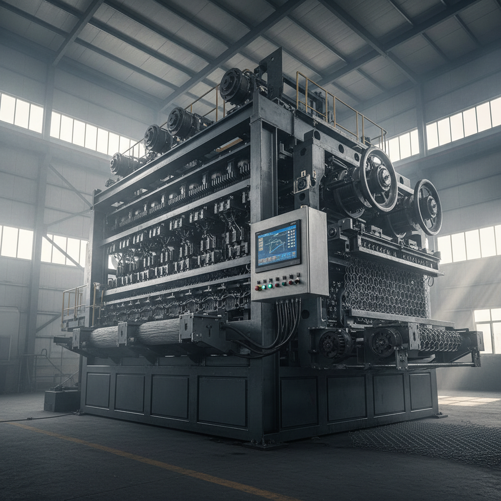 China PLC Gabion Wire Mesh Machine