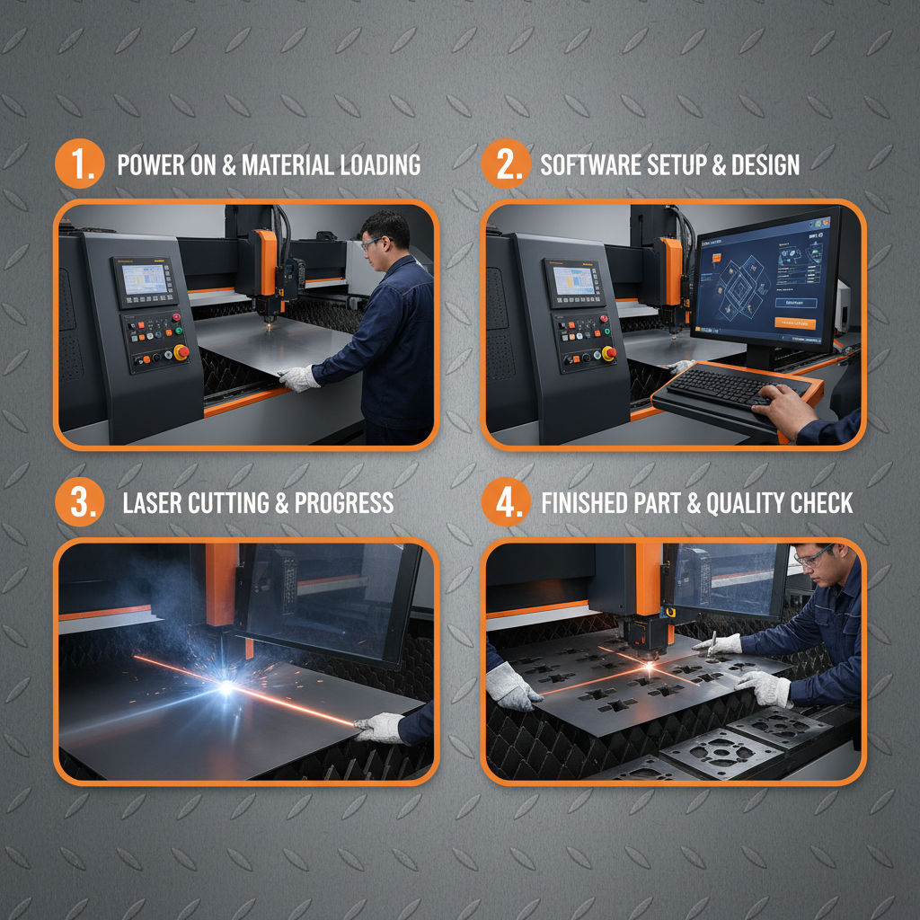 laser cutting machine operation