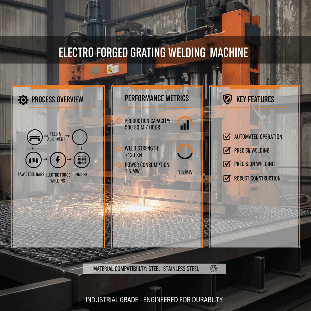 electro forged grating welding machine