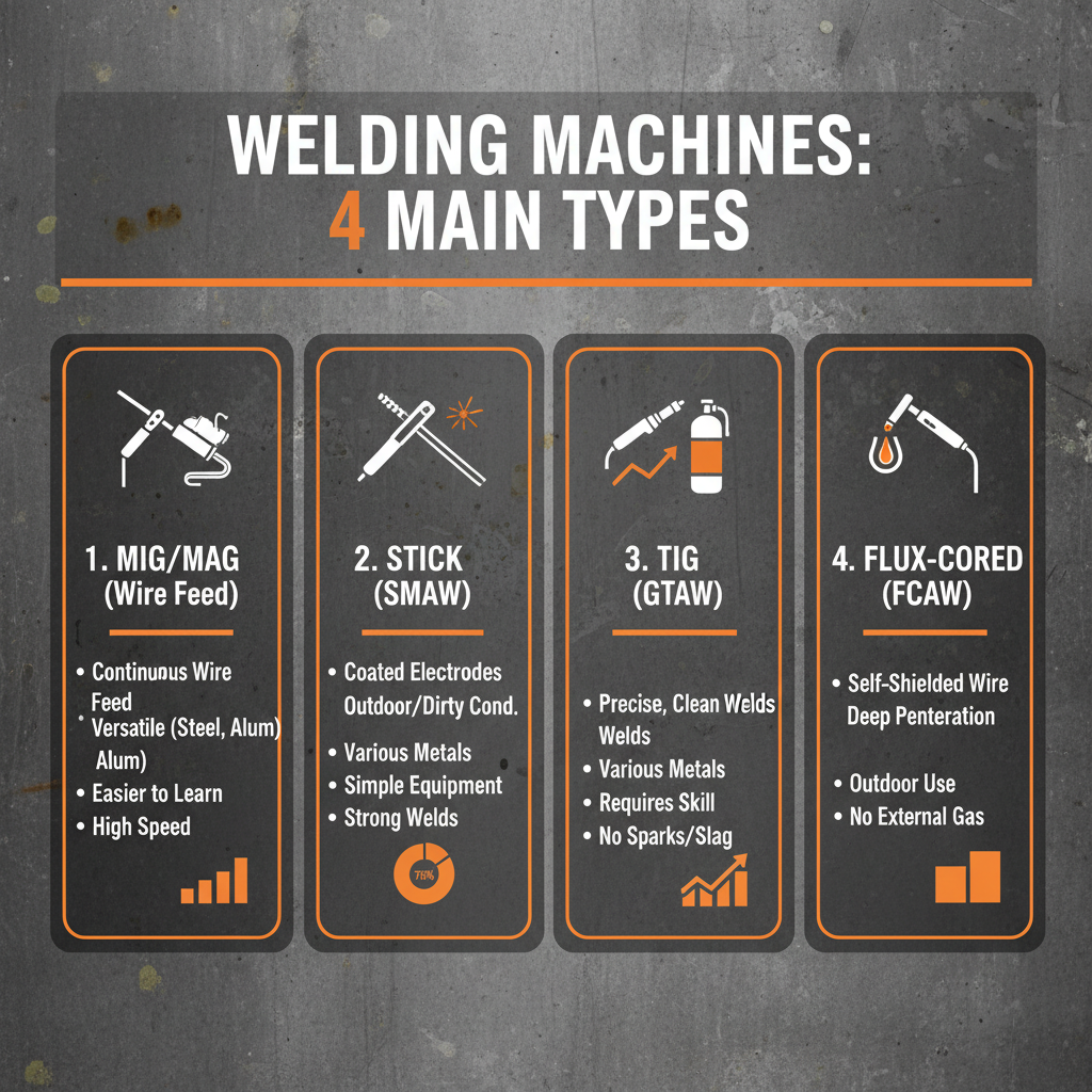 types of welding machines