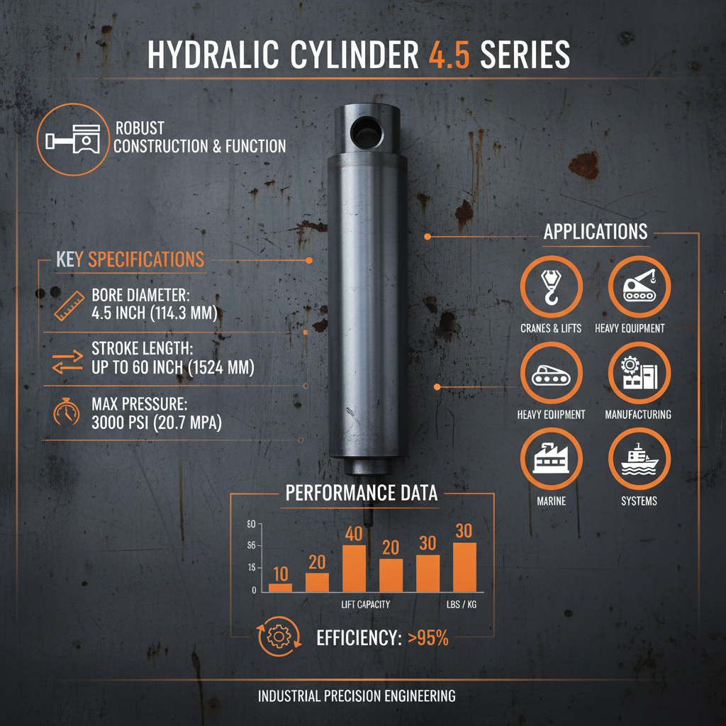 4.5 hydraulic cylinder