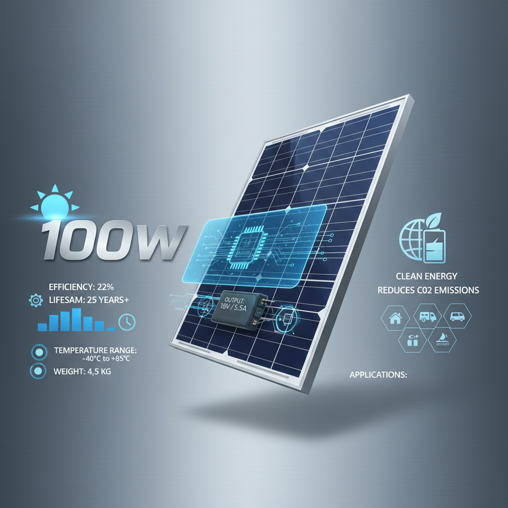 100 watt solar panel