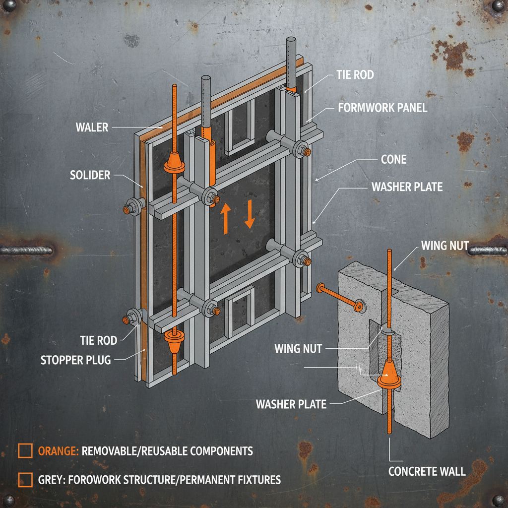 Understanding and Utilizing Tie Rod Formwork for Robust Concrete Construction