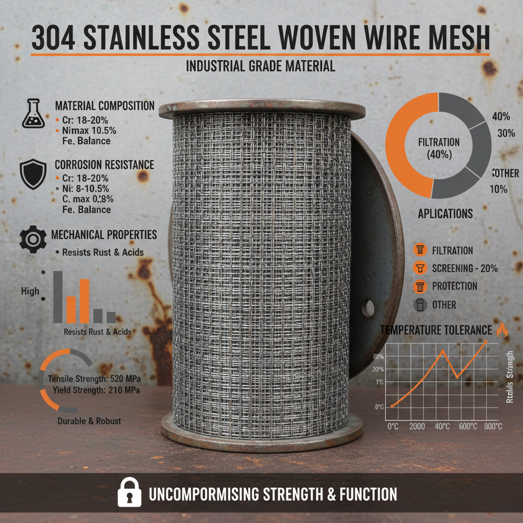 Comprehensive Guide to 304 Stainless Steel Woven Wire Mesh Applications and Specifications