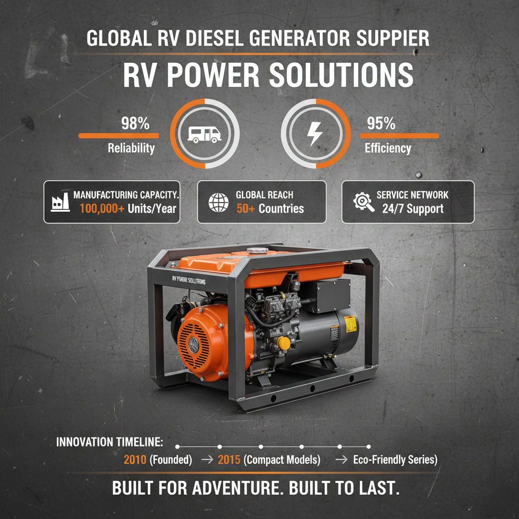 diesel generator for rv Supplier