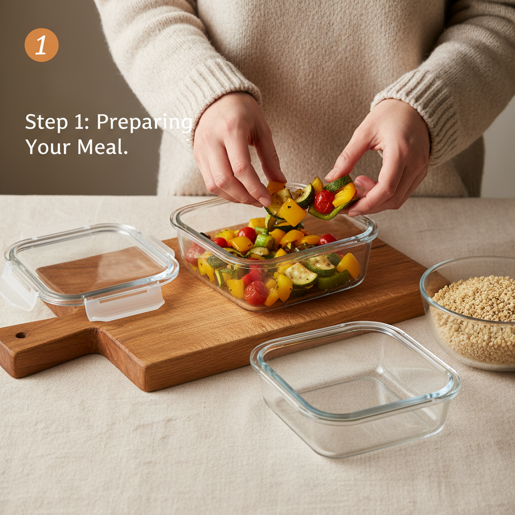 4 cup glass food storage containers