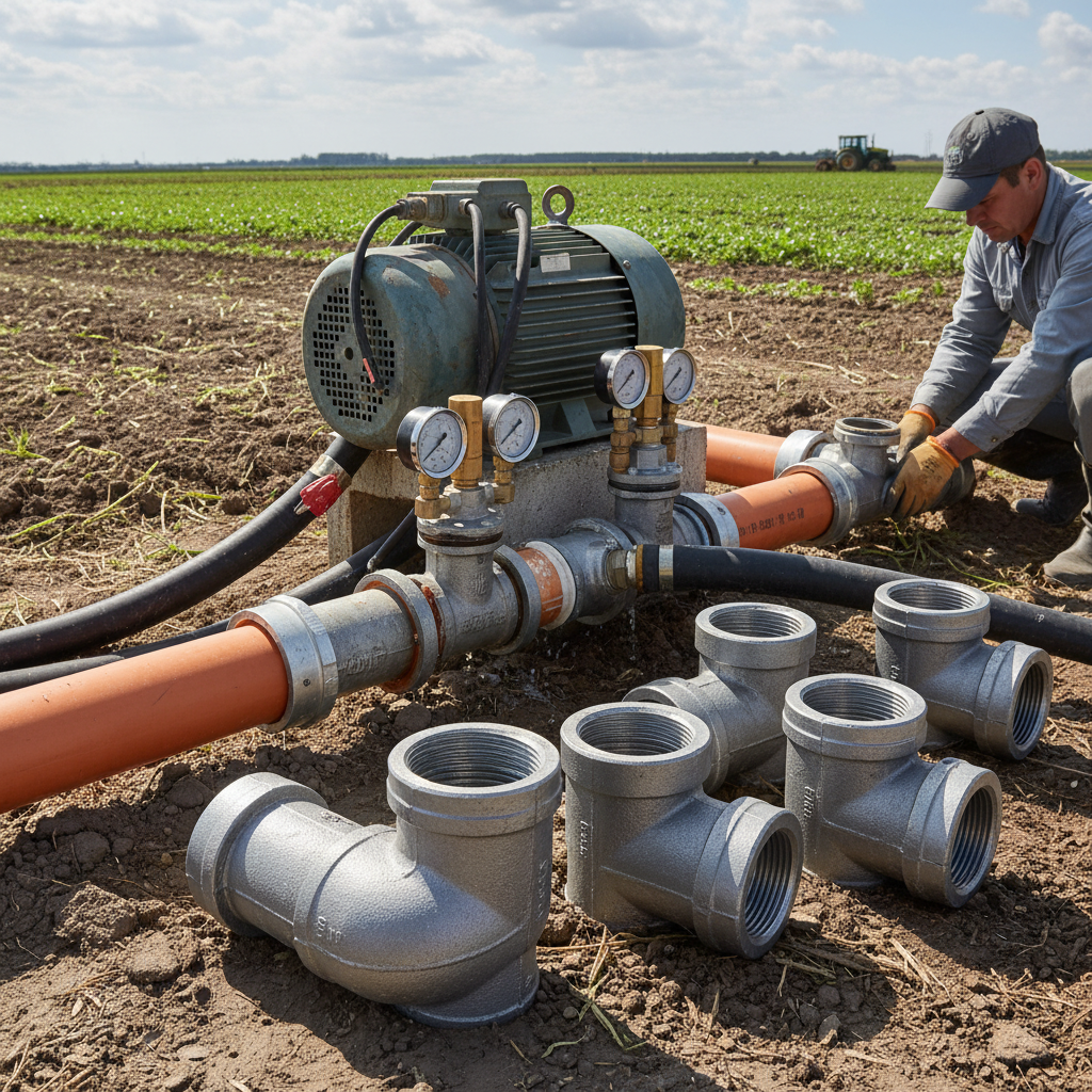 malleable iron fittings for agricultural irrigation