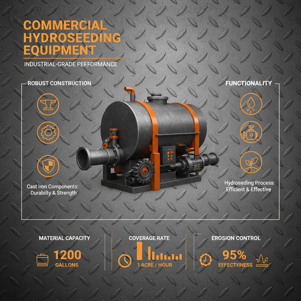 Advancements in Commercial Hydroseeding Equipment for Sustainable Land Management