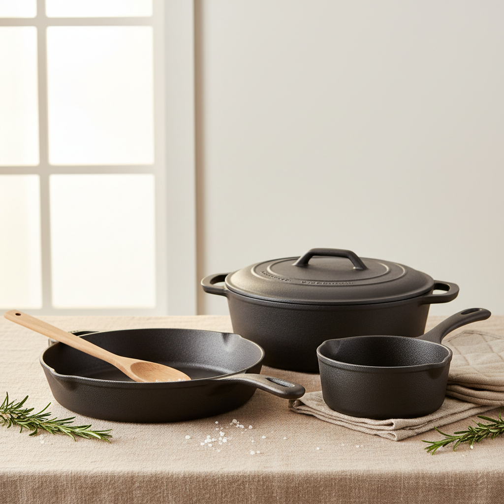 The Enduring Value of Pre Seasoned Cast Iron Cookware for Modern Kitchens