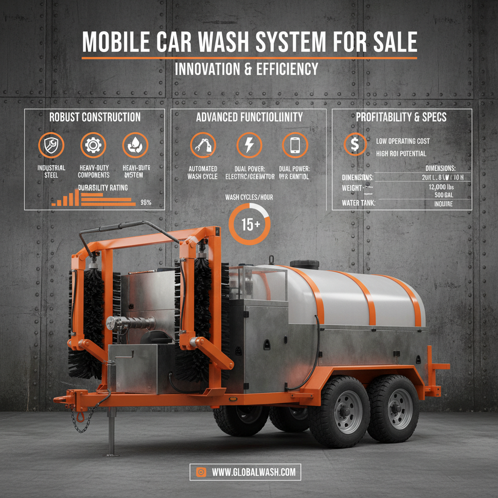 Invest in a Mobile Car Wash Machine for Sale and Drive Your Business Success