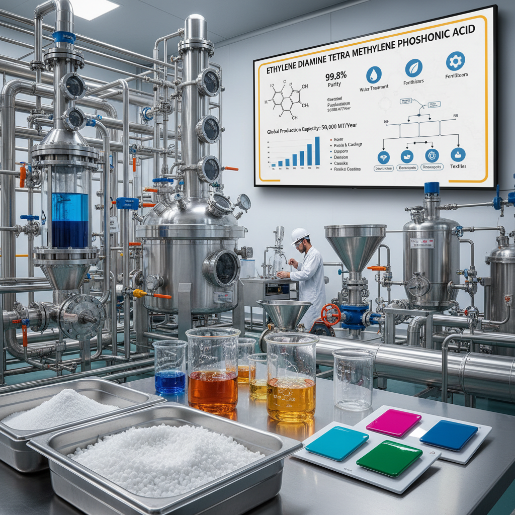 Ethylene Diamine Tetra Methylene Phosphonic Acid for Scale and Corrosion Control