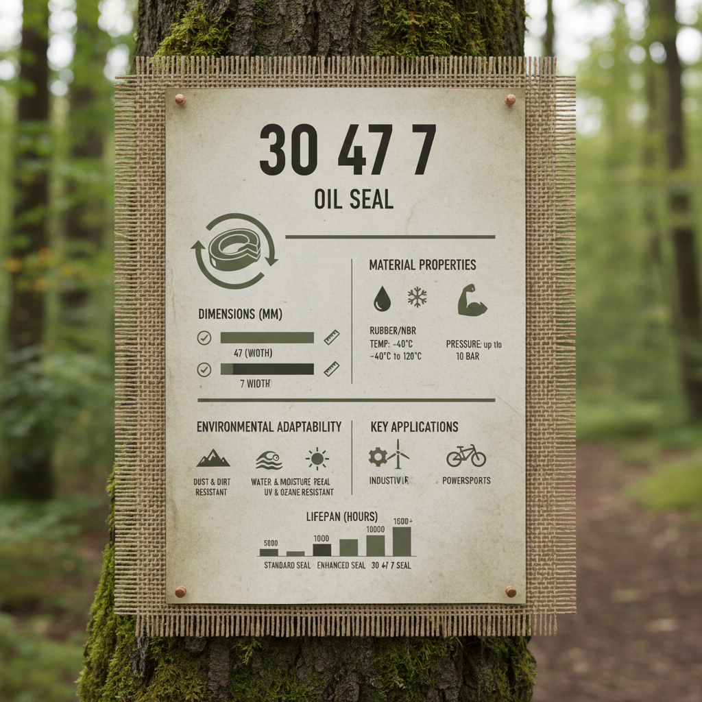 The Critical Role of 30 47 7 Oil Seal in Modern Mechanical Systems