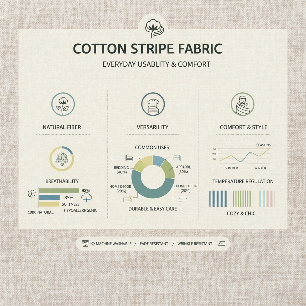 Exploring the Versatility and Enduring Appeal of Cotton Stripe Fabric