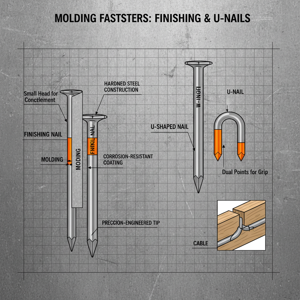 Essential Guide to Finishing Nails for Molding Applications and Selection