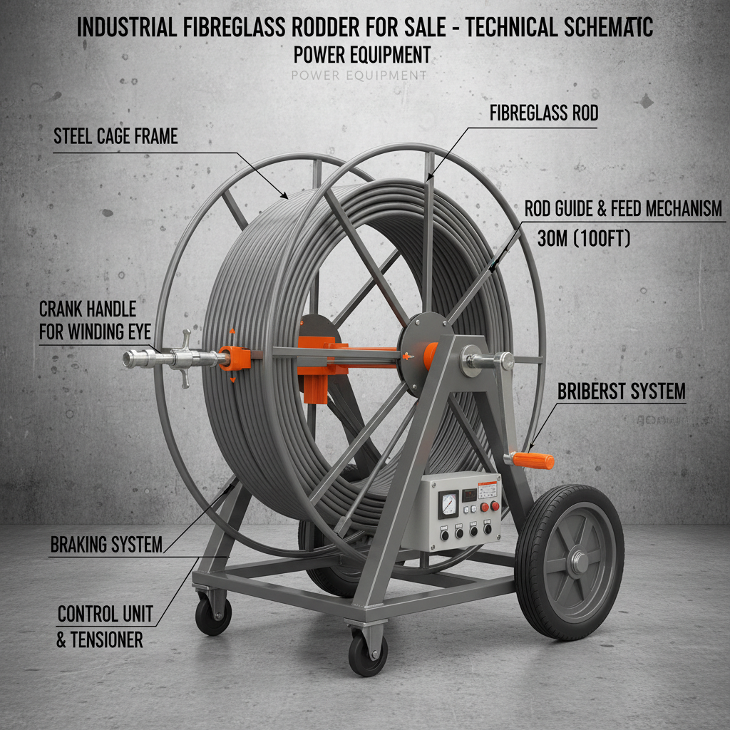High Quality Fibreglass Rodder for Sale for Infrastructure and Cable Installation