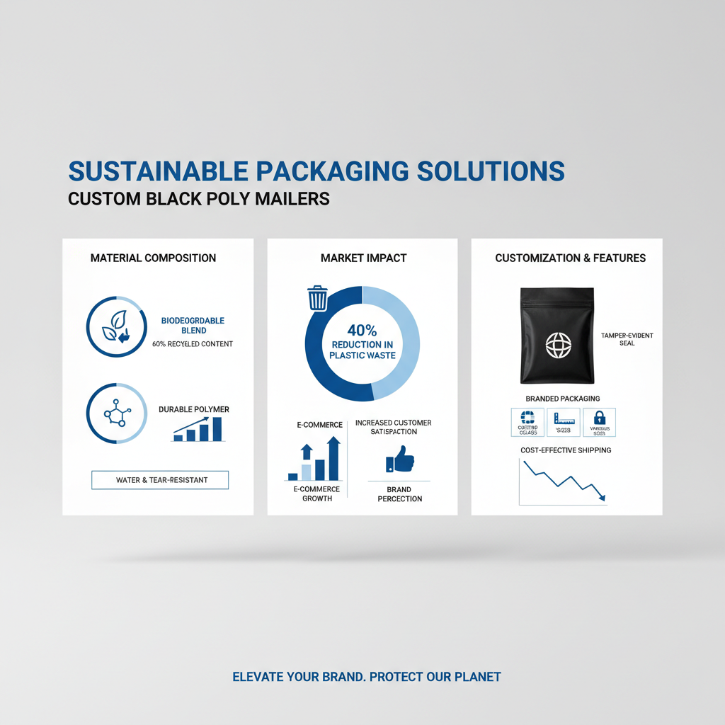 Enhance Your Brand with Custom Black Poly Mailers for Efficient Shipping