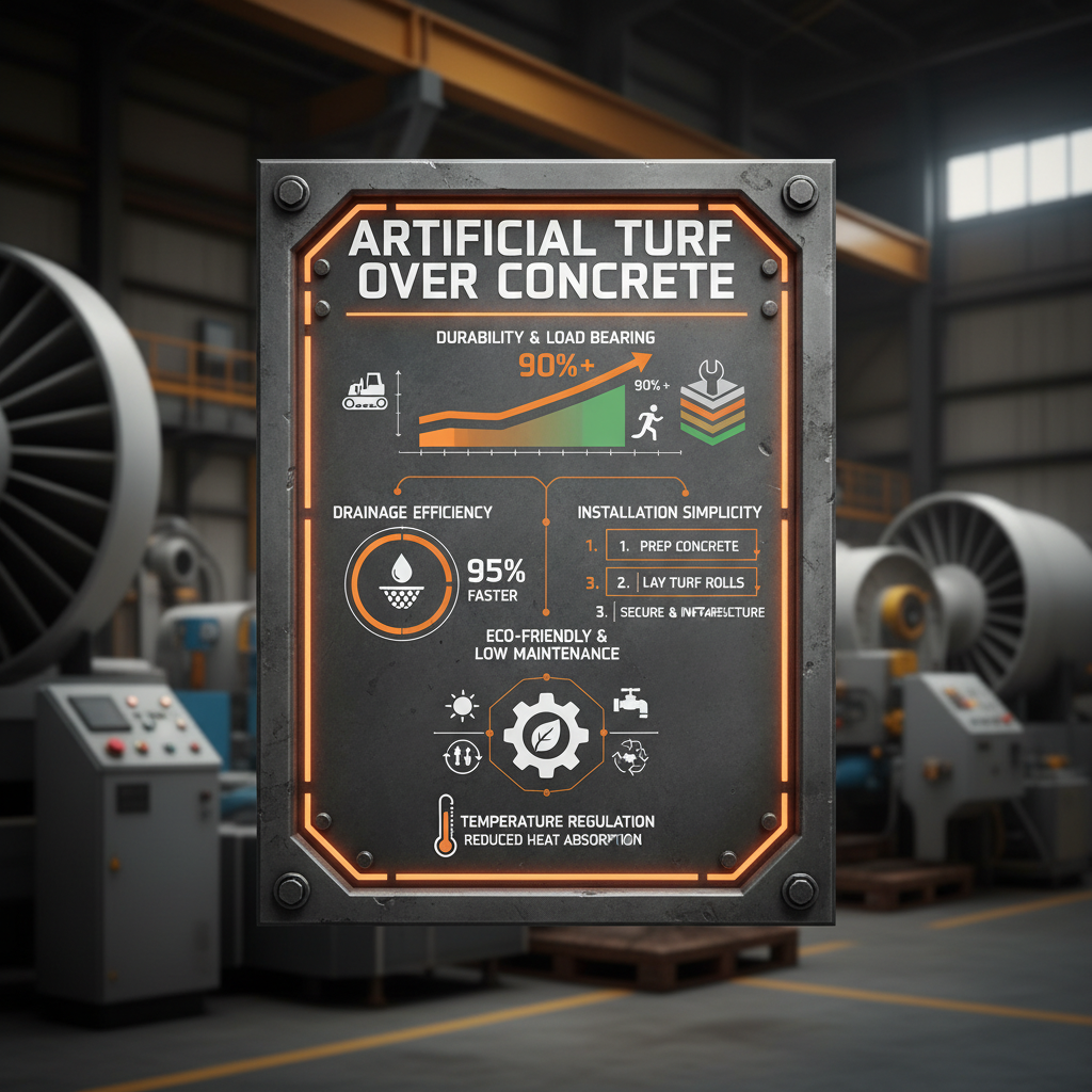 Transforming Urban Spaces with Durable Artificial Grass Over Concrete Solutions