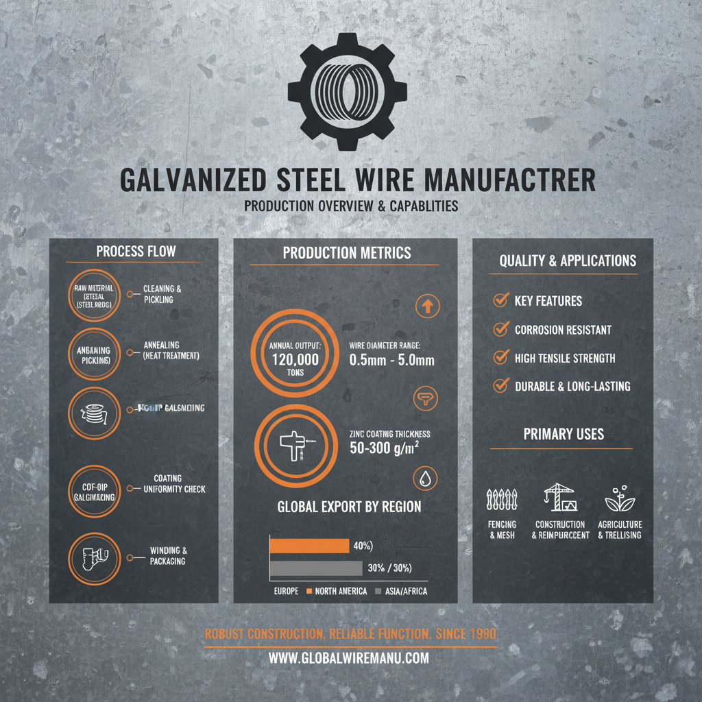 Leading Galvanized Steel Wire Manufacturer for Durable Infrastructure Solutions