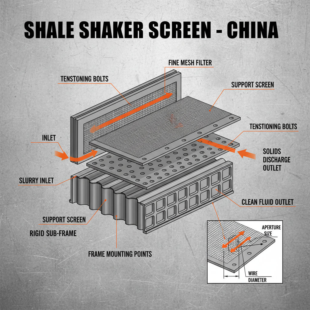 High Quality Shale Shaker Screen China for Efficient Solids Control