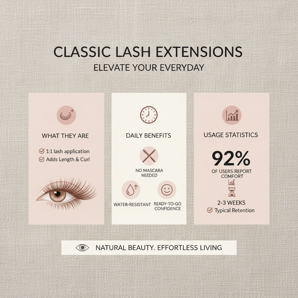The Enduring Appeal of Classic Eyelash Extensions A Comprehensive Guide