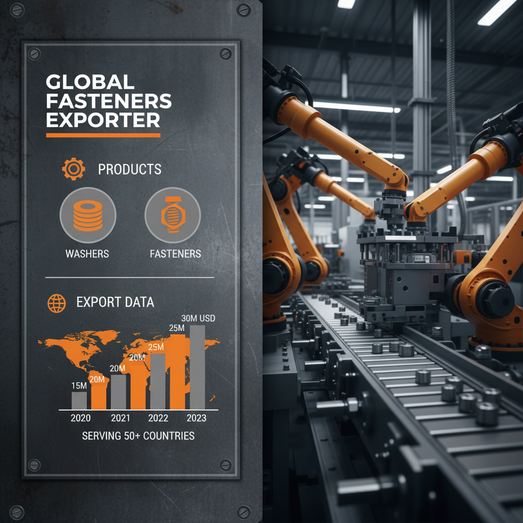 Reliable Fasteners Exporter Supporting Global Infrastructure and Manufacturing