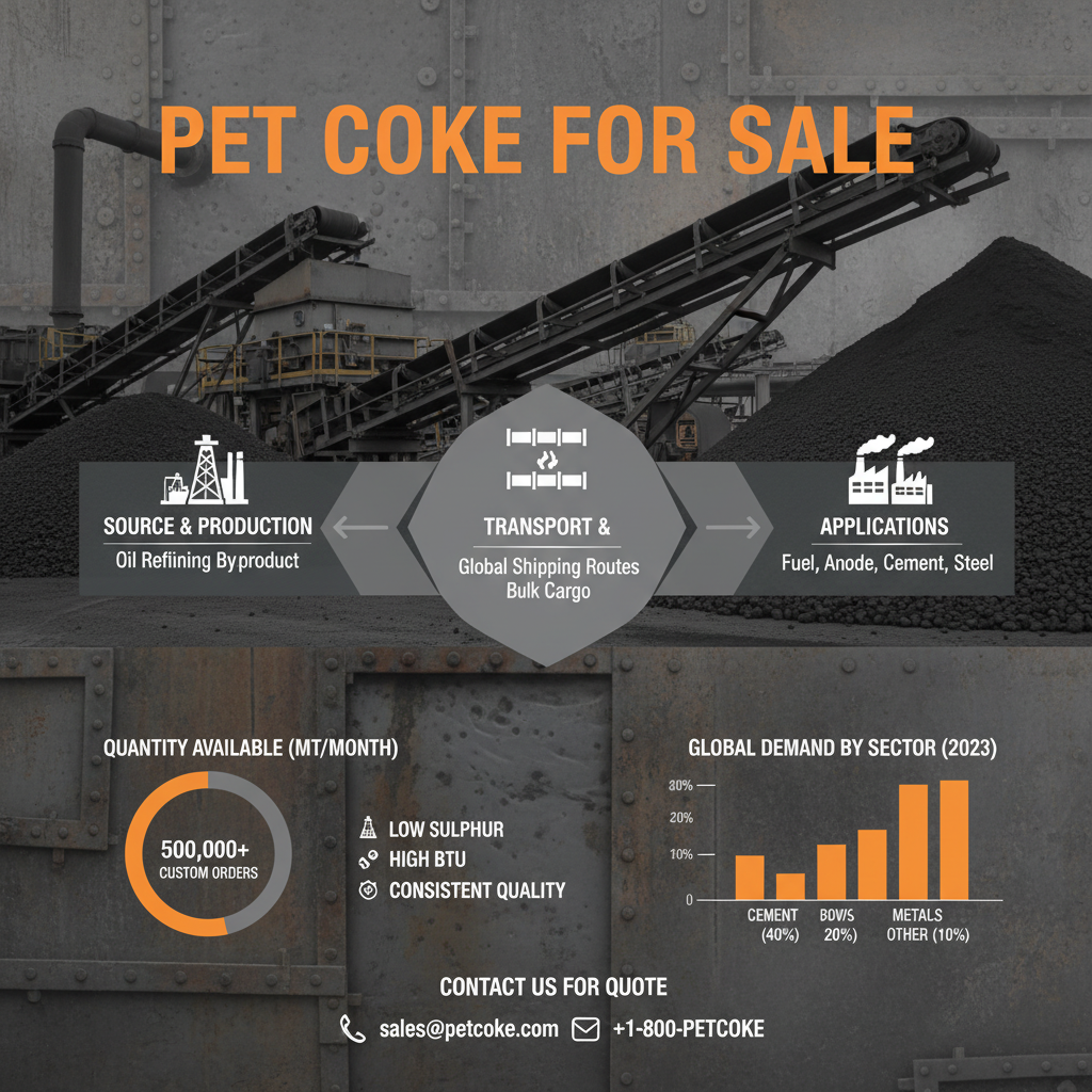 Explore the Global Market for Pet Coke for Sale and Industrial Applications